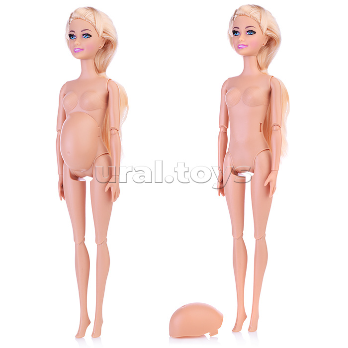 Кукла София беременная, 29 см, (руки и ноги сгиб, акс, зимняя одежда) в коробке