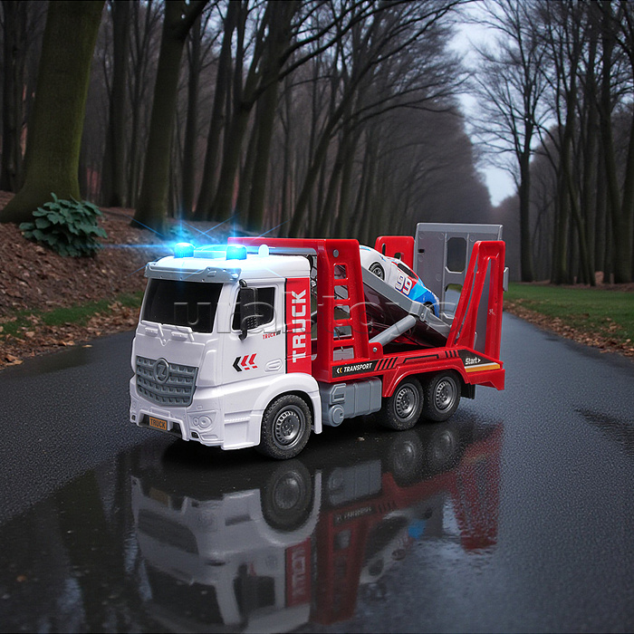 Машина "Мегакар" на батарейках, в коробке