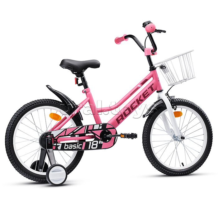 Велосипед 18" Rocket Basic, цвет розовый