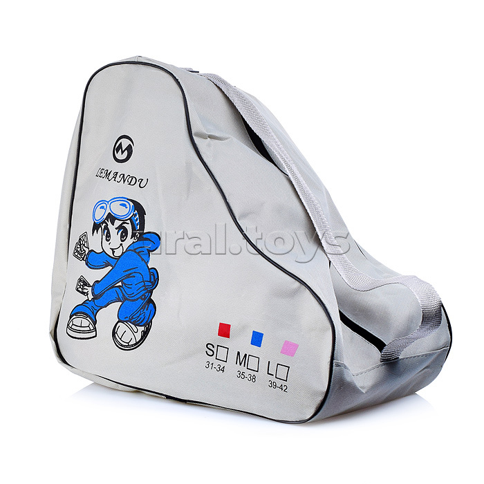 Ролики детские, M с комплектом защиты, цвет розовый с белым, цветные колеса