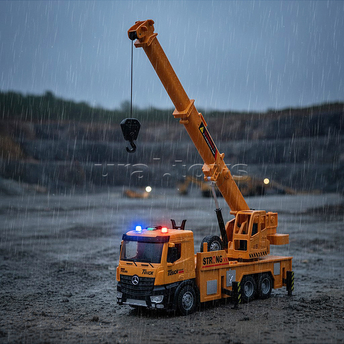 Машина "Автокран" 1:12, в коробке