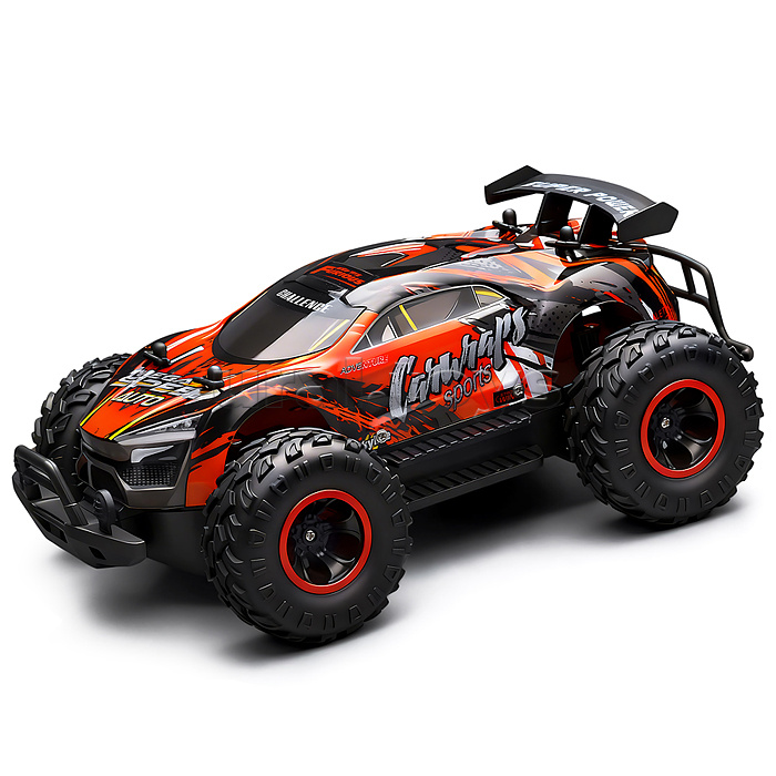 Машина "Проходимец" р/у, 27 MHz. (свет,звук) в коробке