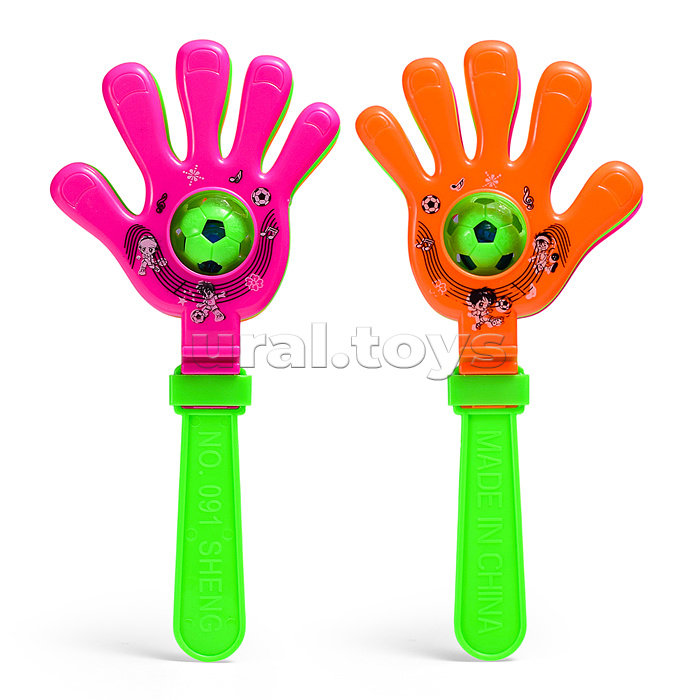 Игрушка Стучалка - хлопалка "Звонкая ладошка" в пакете