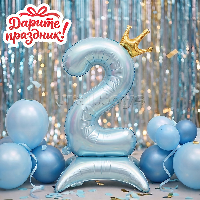 Интерьерное украшение Фигура-шар "Цифра 2"