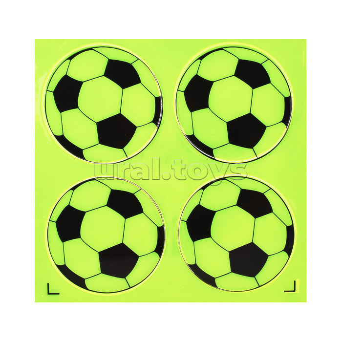 Светоотражающая наклейка "Футбольный мяч"