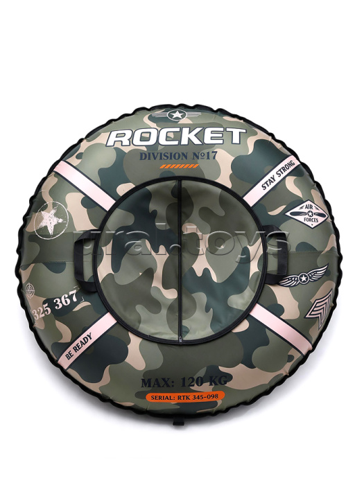 Тюбинг ватрушка ROCKET "Милитари" 110 см