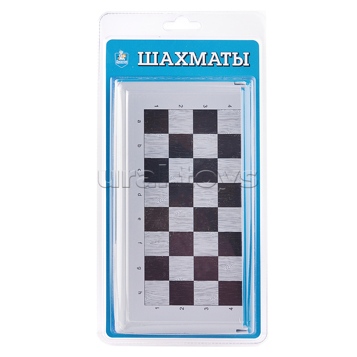 Игра настольная "Шахматы" в пласт.коробке (мал, сер) блистер