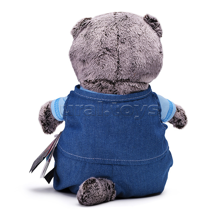 Кот Басик в комбинезоне "Деним"