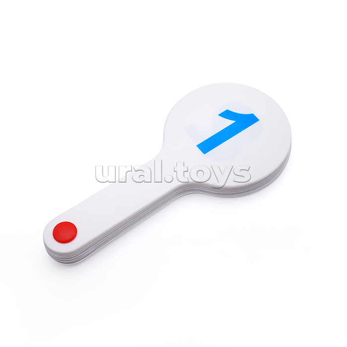 Касса-веер "Цифры" цифры до 20, 1 веер в упаковке