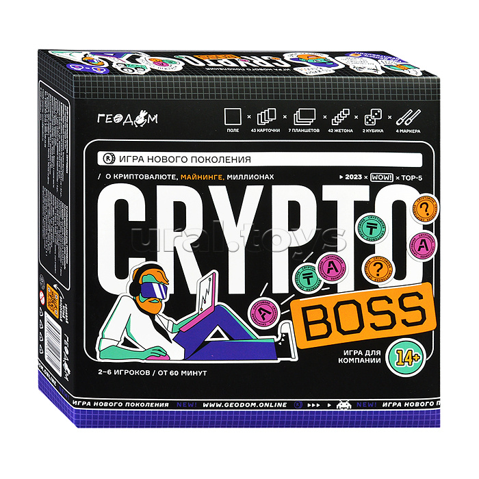 Игра настольная. CRYPTOBOSS/Криптобосс Игра настольная. CRYPTOBOSS/Криптобосс