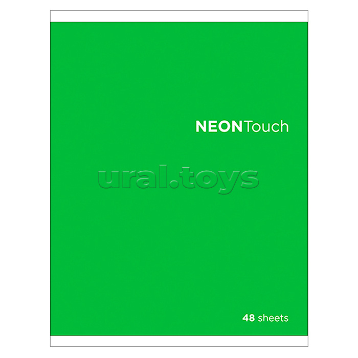 Тетрадь 48л. клетка А5 "НеонТач-Микс" скрепка