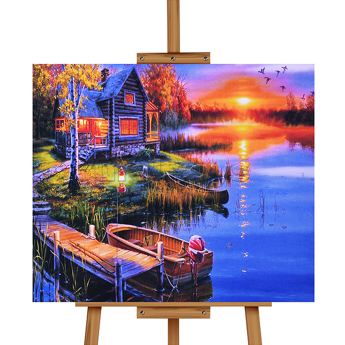 Мозаика алмазная "На закате" 40*50см.