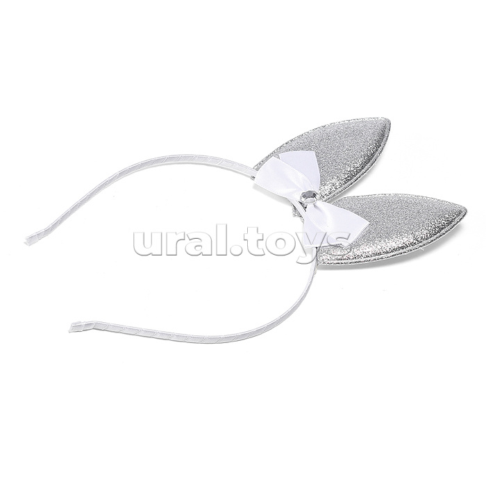 Ободок карнавальный "Ушки с бантиком"