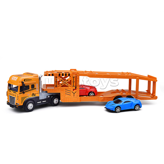 Машина "ТрансПорт Плюс" 1:24, металл., в коробке