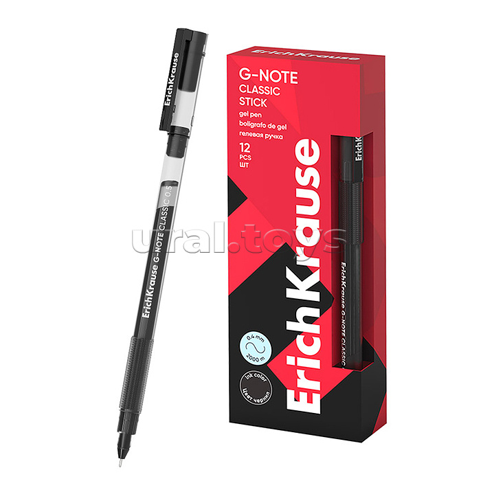 Ручка гелевая G-Note Stick Classic 0.5, цвет чернил черный Ручка гелевая G-Note Stick Classic 0.5, цвет чернил черный