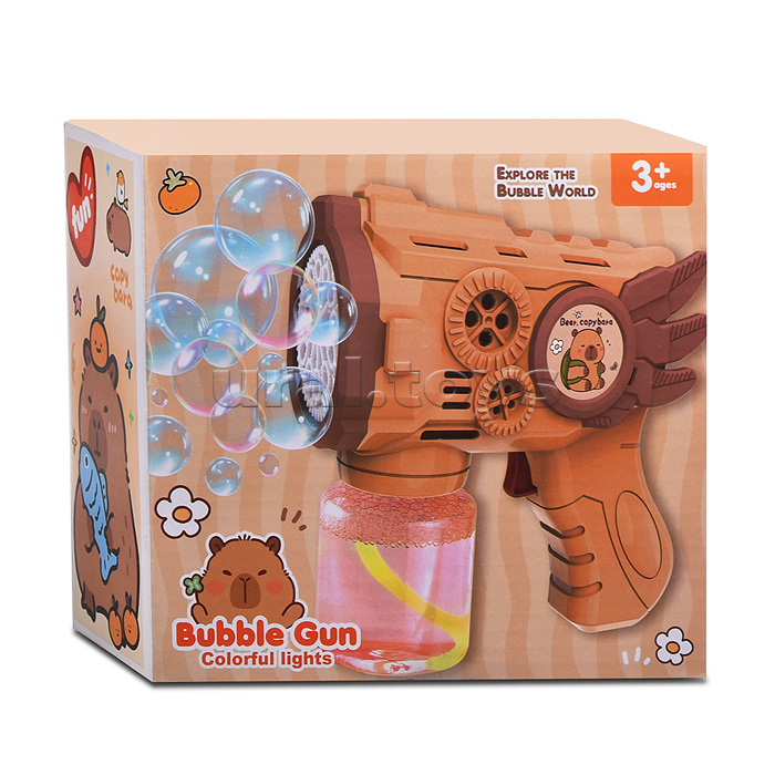 Пистолет для мыльных пузырей 055B "Капибара стрелок" в коробке