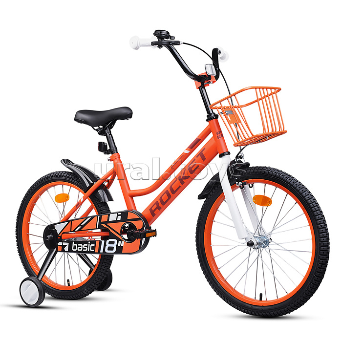 Велосипед 18" Rocket Basic, цвет коралловый