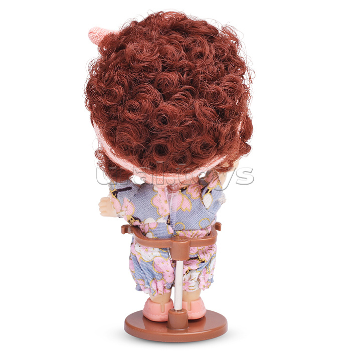 Виниловая кукла Baby Cute с бантиком, 10 см