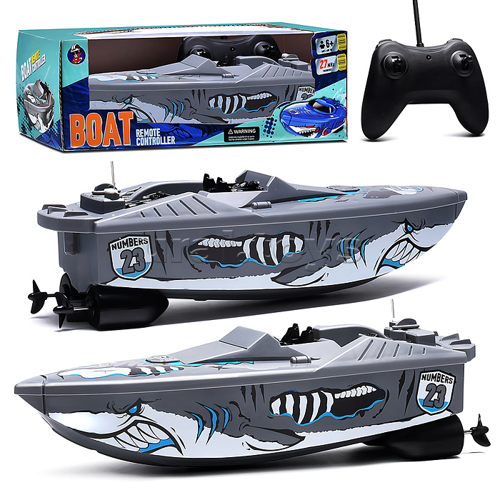 Катер "Акула" р/у, 27MHz, в коробке
