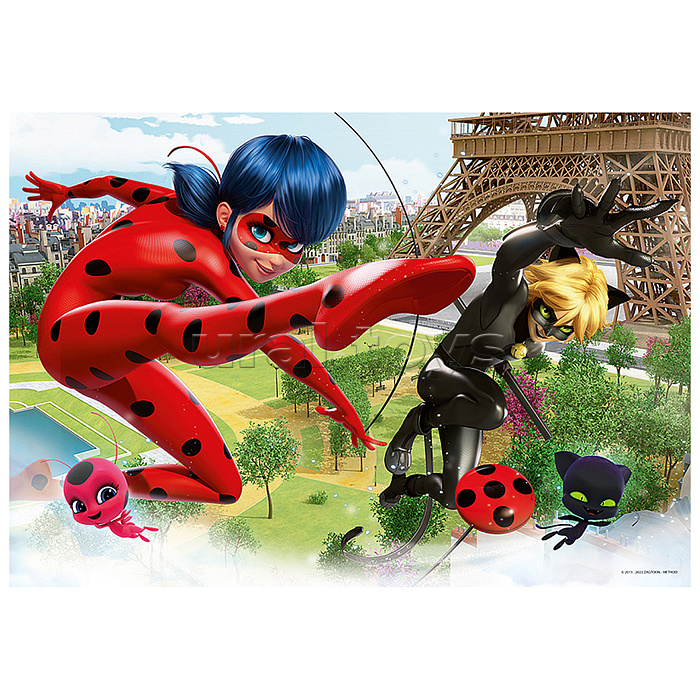 Пазлы 360 "Леди Баг и Супер-Кот"