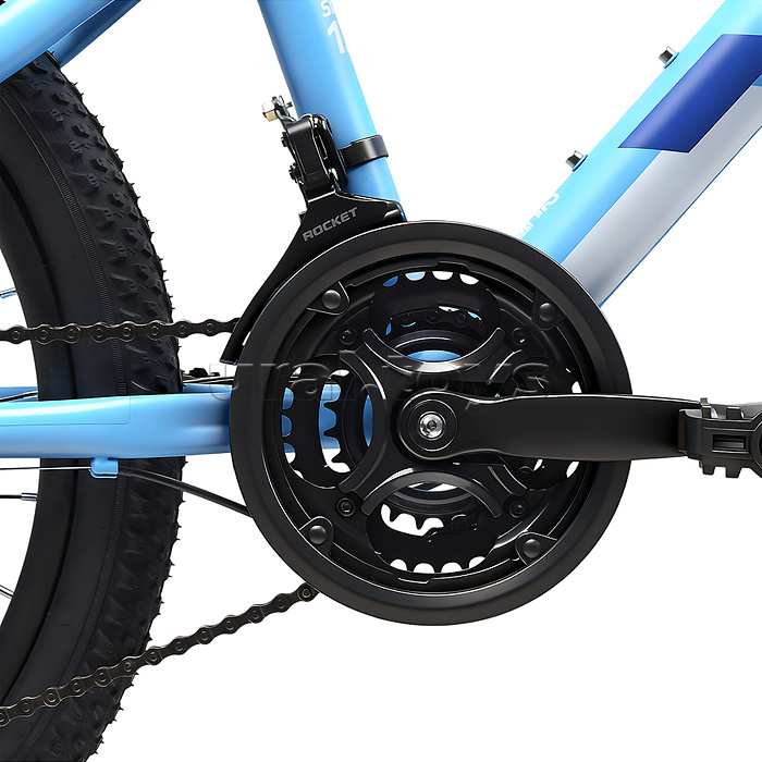Велосипед 22" Rocket Aries 2.0 , цвет синий, размер 13"
