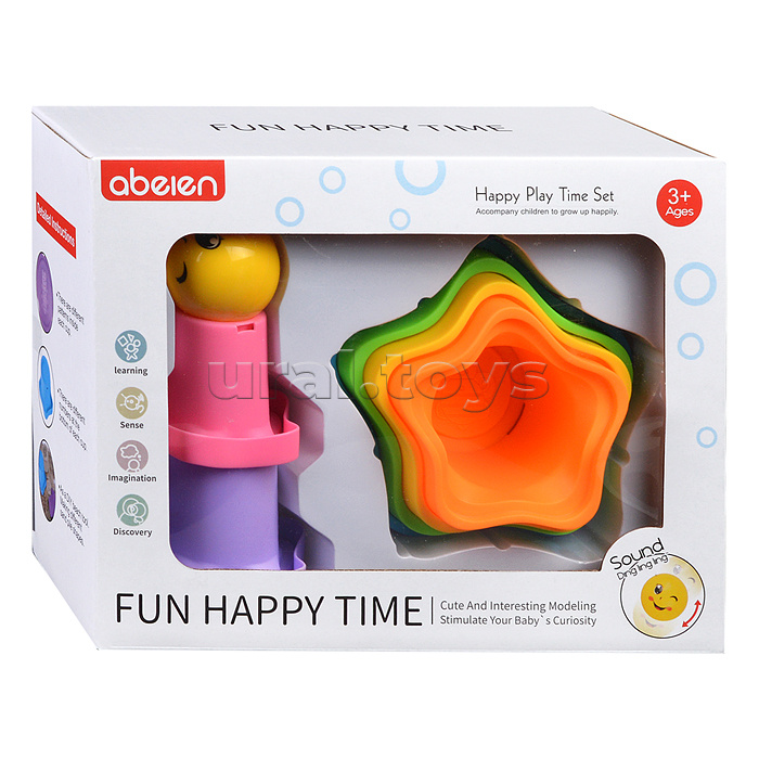 Набор развивающих игрушек "Счастливое время" в коробке