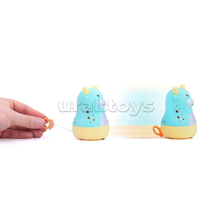 Заводная игрушка "Игривая коровка " с подсветкой, в коробке Заводная игрушка "Игривая коровка " с подсветкой, в коробке