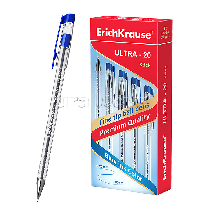 Ручка шариковая ULTRA-20, цвет чернил синий