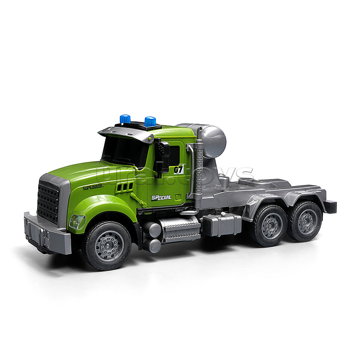 Машина "Военный грузовик" с танком р/у 27 MHz, в коробке