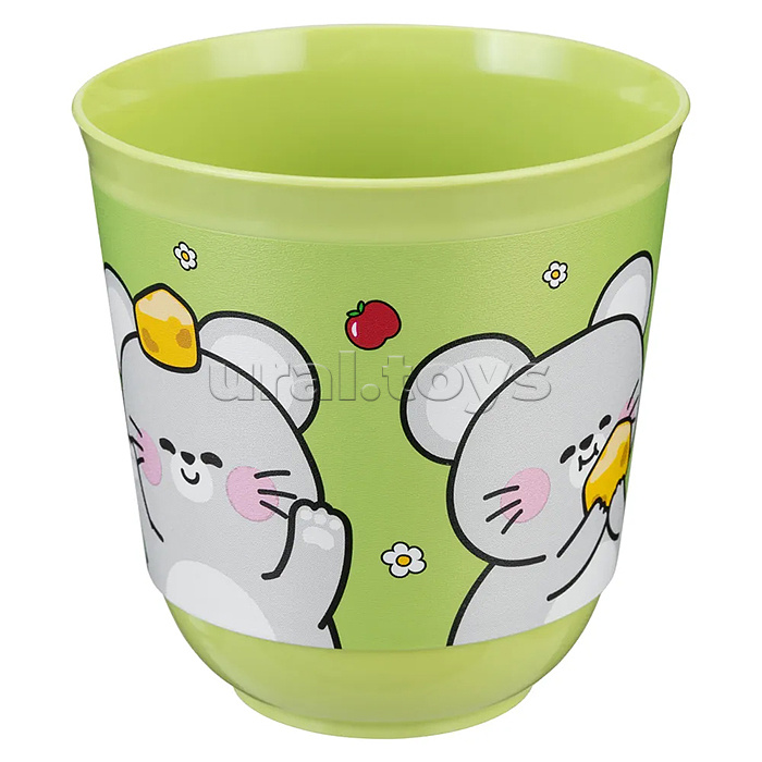 Стакан детский с декором 270мл (Зеленый)