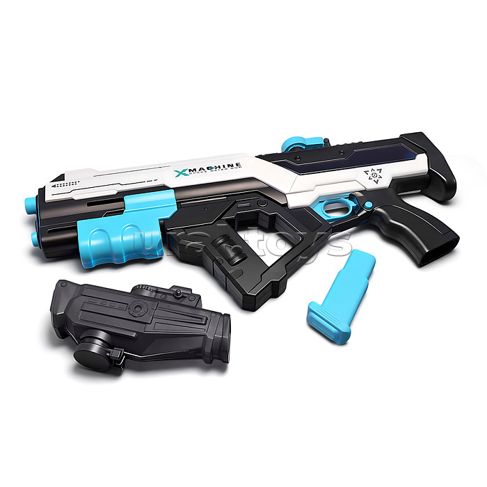 Водное оружие "Squid Squad" в коробке (цвет бело-голубой)