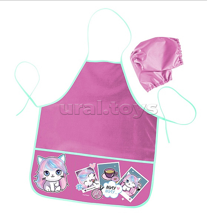 Фартук MINI с двумя карманами 49х39см "Чудесные лапки" в индивидуальной упаковке