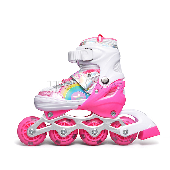 Ролики детские, размер M (цвет розовый)