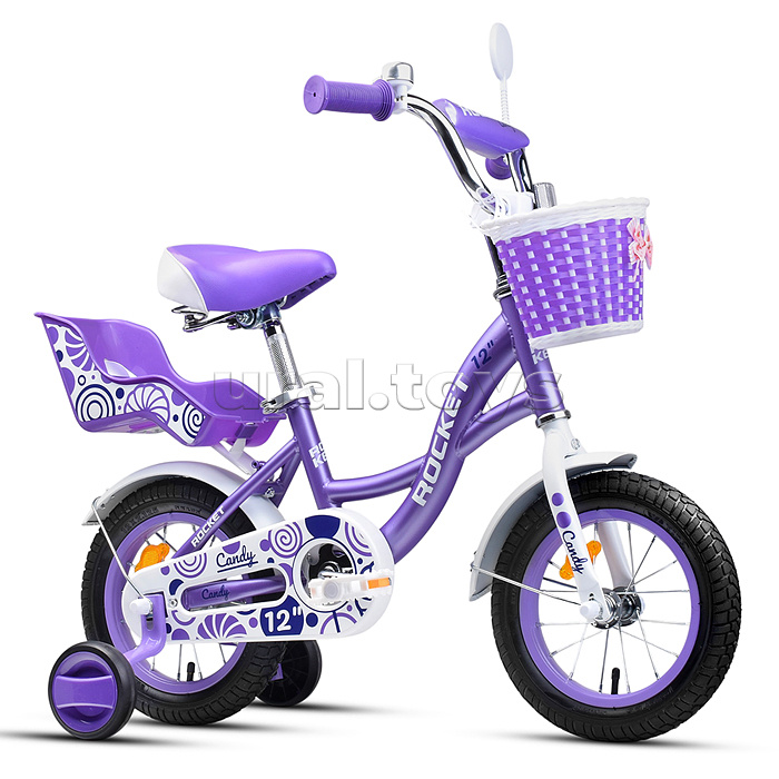 Велосипед 12" Rocket Candy, цвет фиолетовый
