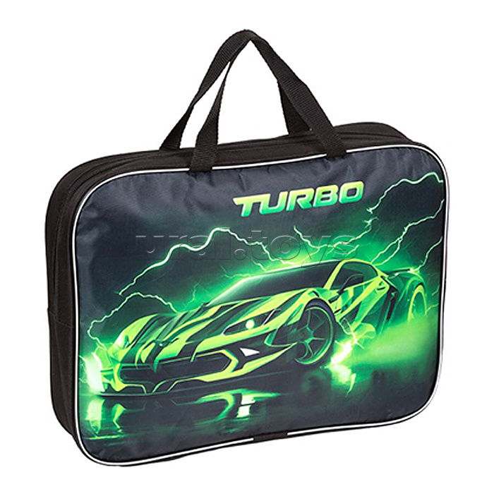 Папка для тетрадей, ИЗО и технологии "Turbo" A4 (35x27x7 см) текстильная Папка для тетрадей, ИЗО и технологии "Turbo" A4 (35x27x7 см) текстильная