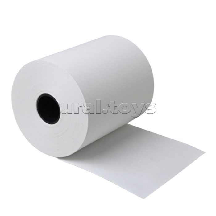 Чековая лента термочувствительная 44 г/м², 80 ммx80мx18 мм (60м) термослой наружу