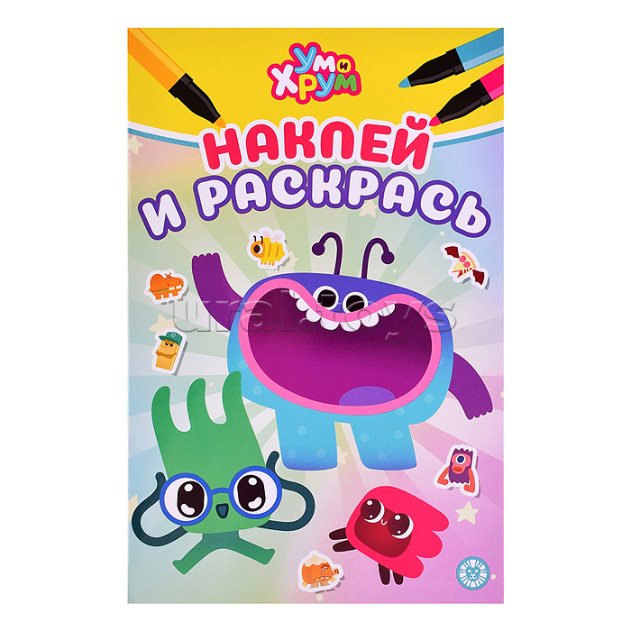 Наклей и раскрась Мини № НРМ 2611 "Ум и Хрум"