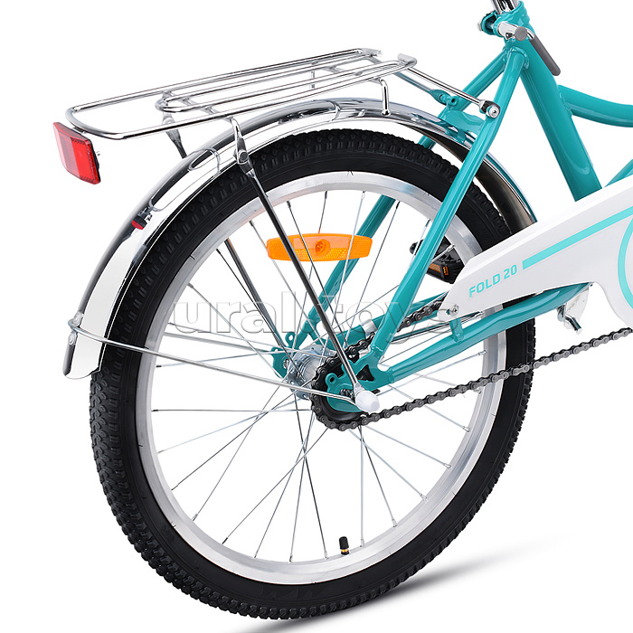 Велосипед 20" Rocket City Fold 20, цвет бирюзовый, размер 13,5"
