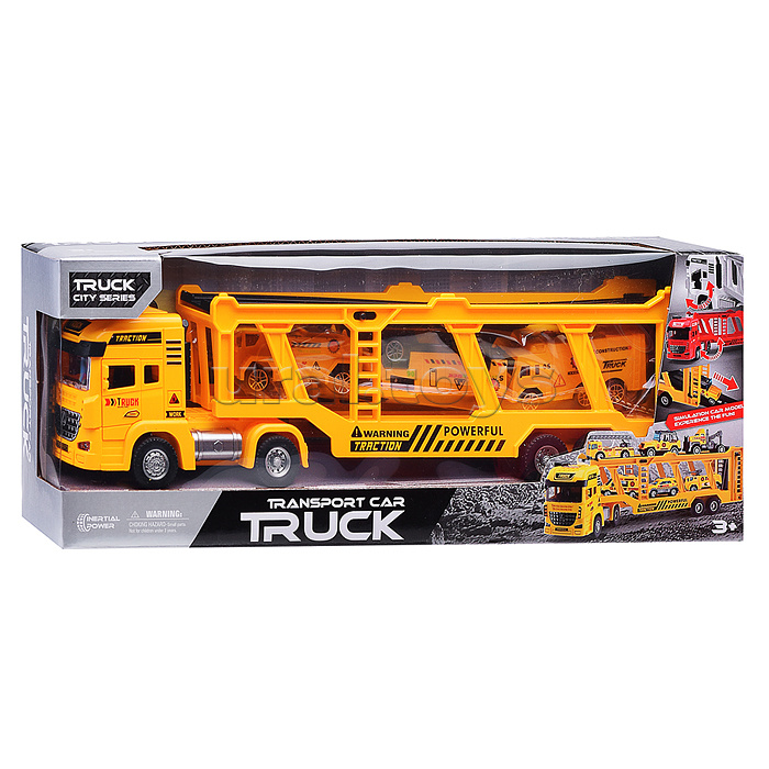 Машина "Автовоз-спецтехника" (свет, звук) вкоробке