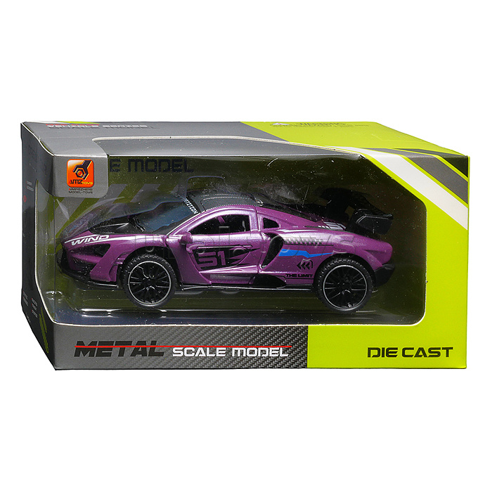 Машина "Гипер кар" 1:32 в коробке