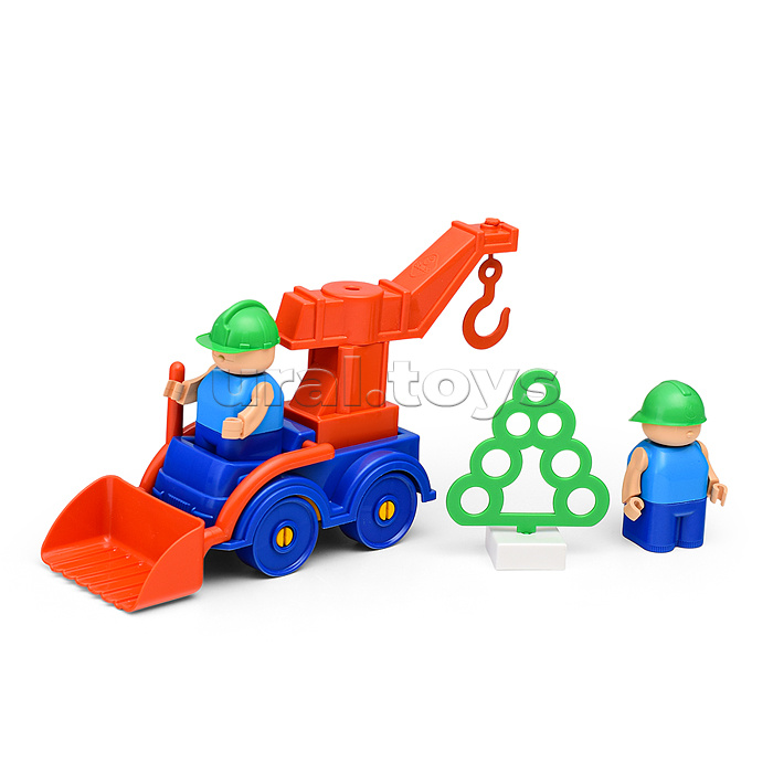 Конструктор 202 "Стройка" в коробке (150 эл.)