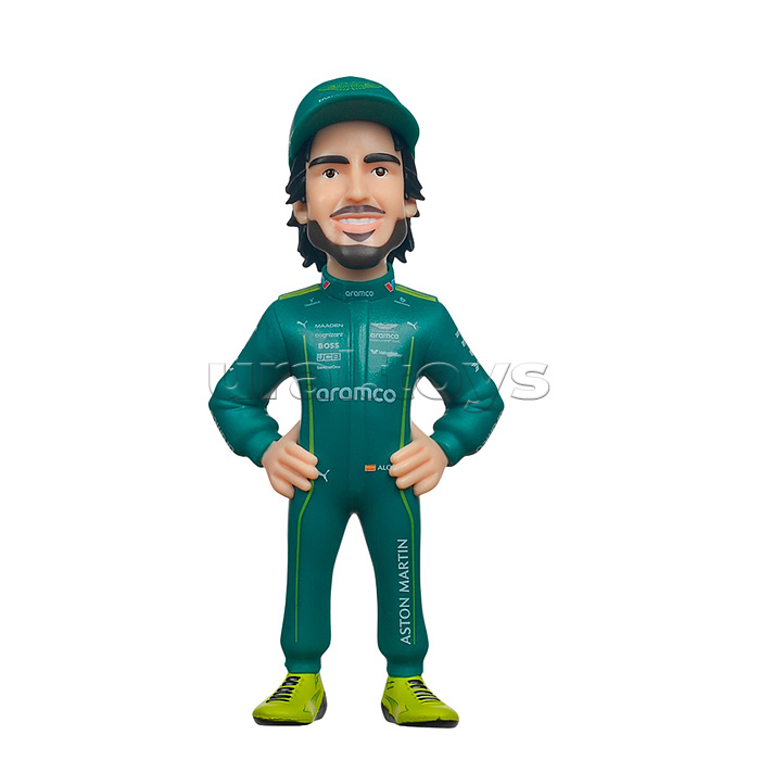 Коллекционная фигурка "Формула-1" - Фернандо Алонсо Aston Martin, 12 см