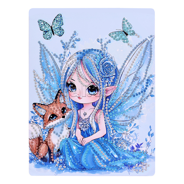 Мозаика алмазная "Лесная фея" 15*20см