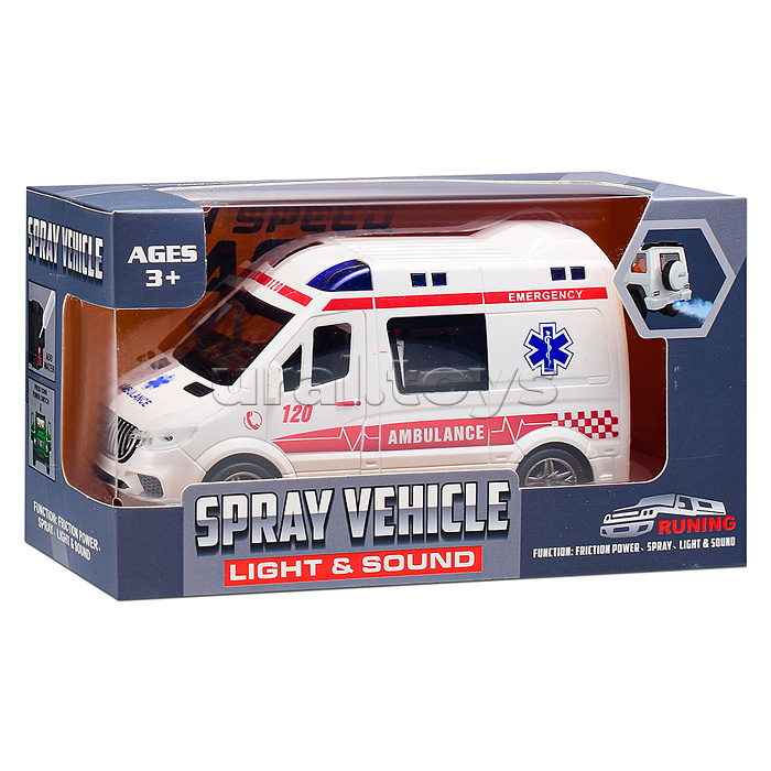 Машина "Медэкспресс" (свет, звук) в коробке