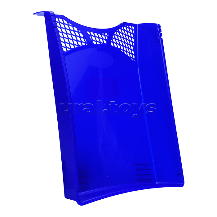 Лоток для бумаг горизонтальный "Simple" размер 33x26x6 см, непрозрачный синий