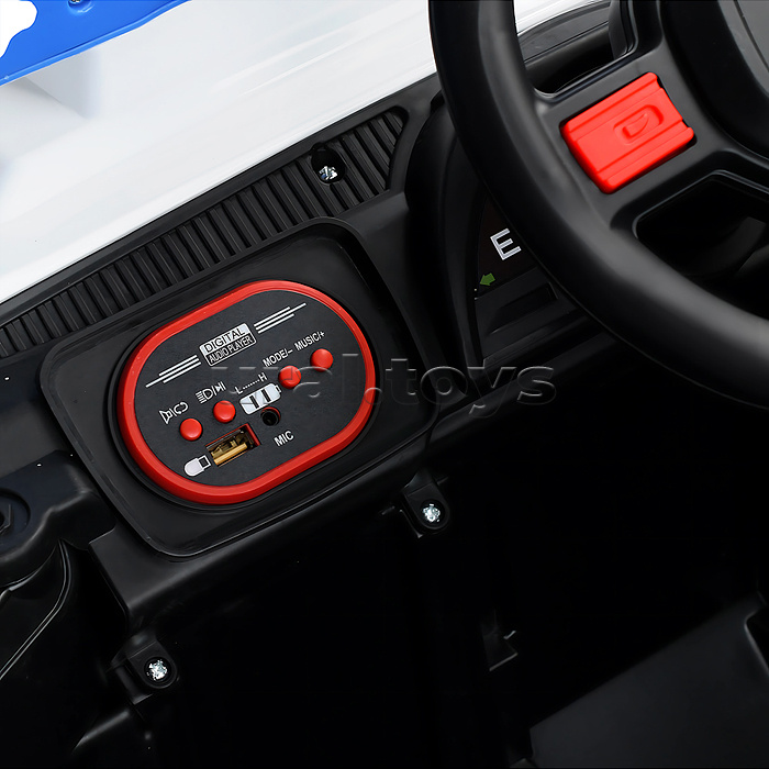 Электромобиль "Дорожный патруль" на аккумуляторе, в коробке (синий)