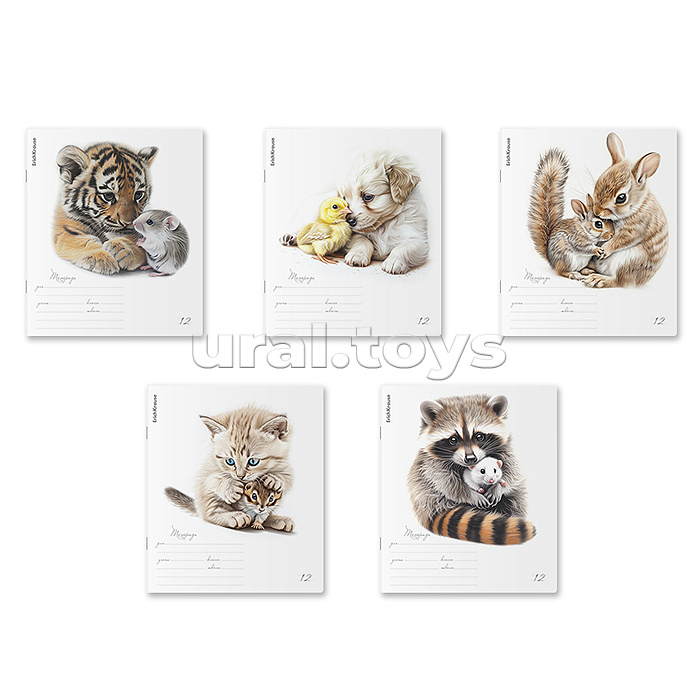 Тетрадь 12л. линейка "Little Cuties" MIX Тетрадь 12л. линейка "Little Cuties" MIX