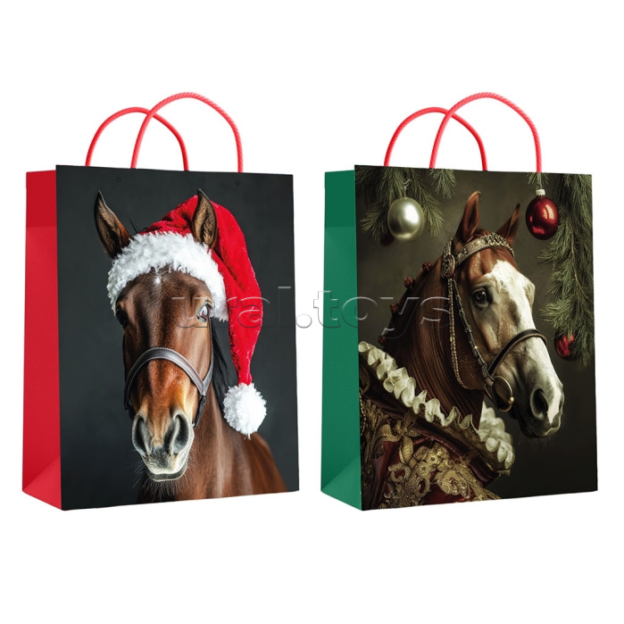 Пакет подарочный "Символ года" ламинированный 35х40х12см, 210гр/м2