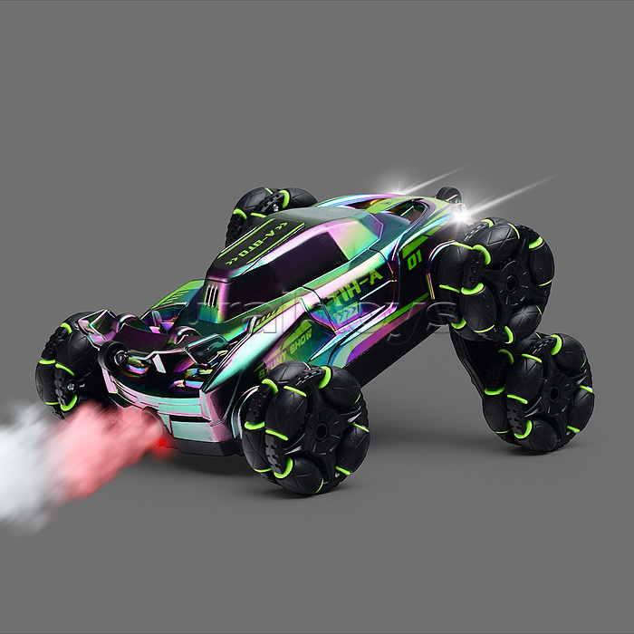 Машина "Неоновый движ" р/у, 27 MHz, в коробке