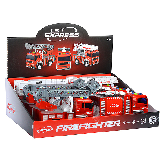 Машина "Пожарная служба" в коробке